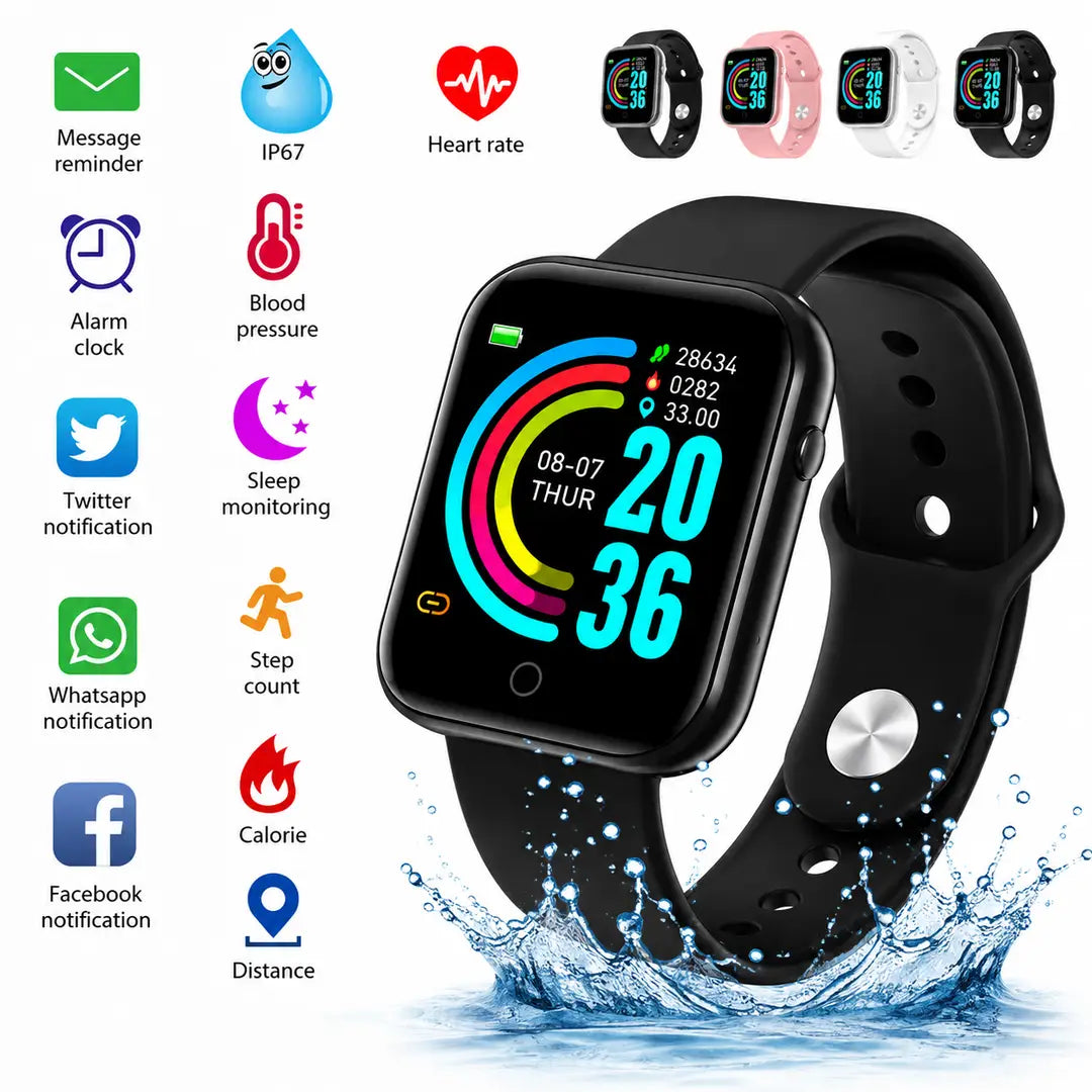 D13 D20 Bluetooth Smart-Watch Men Waterproof Sport Fitness Tracker Blood Pressure Heart Rate Monitor