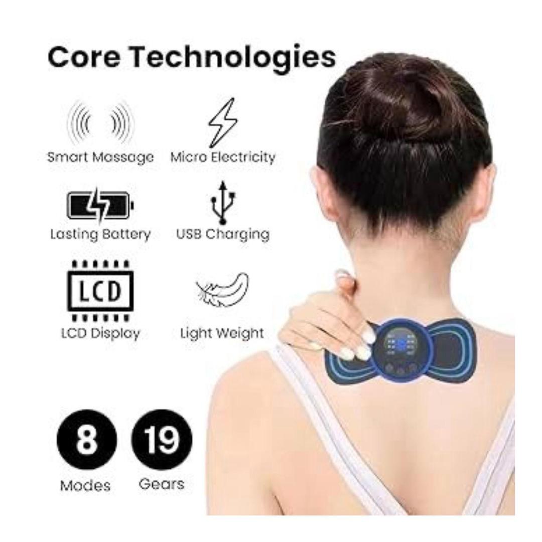 Butterfly EMS Massager Black Portable Rechargeable