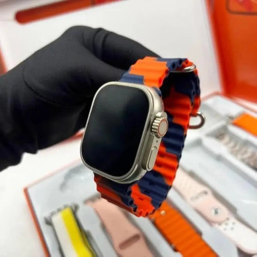 Ultra Smart Watch with 7 Straps for Men