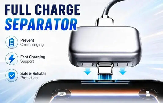 Smart Auto Ejector Type-C Auto Stop Charging Adapter