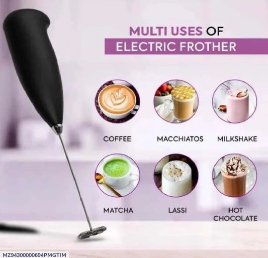 Electric Frother for Coffee, Macchiato, Hot Chocolate